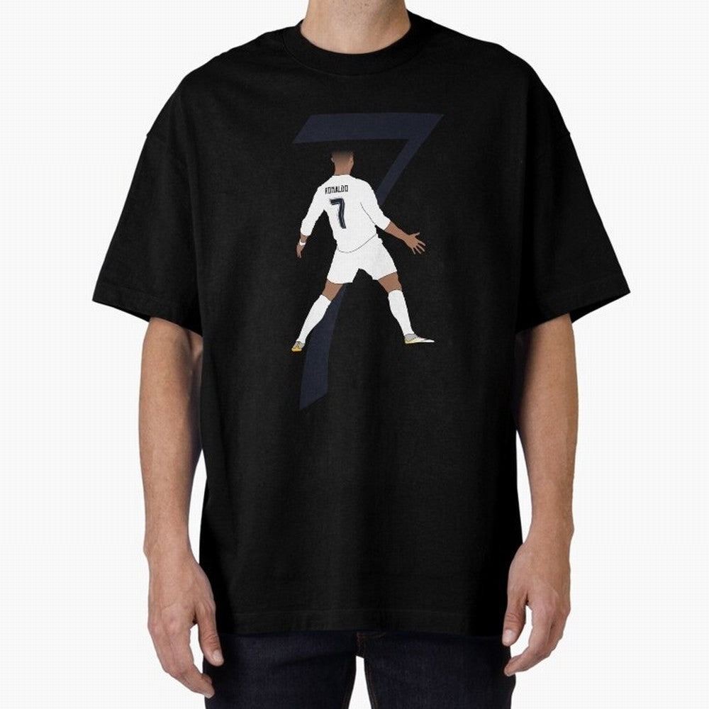 Cristiano Ronaldo #7 Oversized T-Shirt Bring a Champion Mindset to FIFA World Cup 2026 Group Stage for Fans of Haaland and France, Bringing Classic Soccer Heritage, Championship Pressure, Fan Loyalty and International Pride; Perfect for Supporters