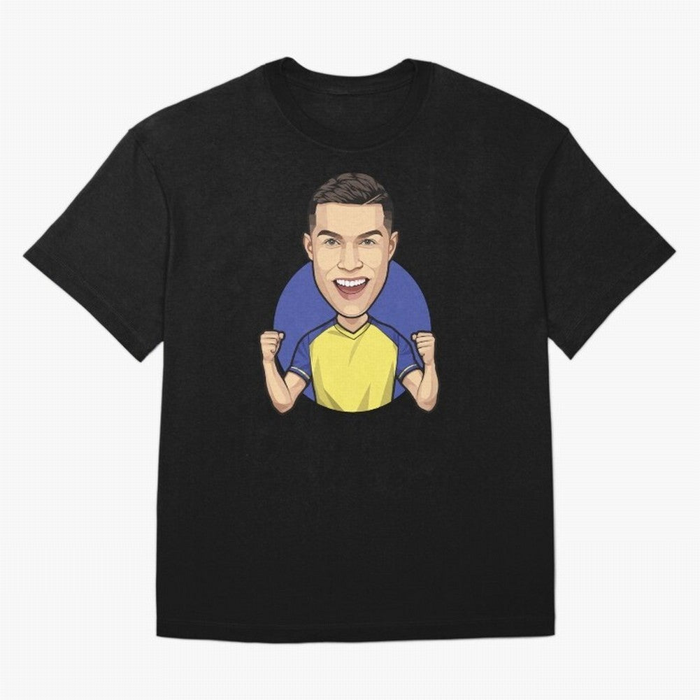 Ronaldo Al-Nassr 2022 Oversized T-Shirt Show Match Day Excitement for Match Day Hype around FIFA World Cup 2026, Messi, CR7 and Mbappe, Brazil, Portugal and Argentina, Championship Spirit, Famous Goals, Roaring Crowds and International Football