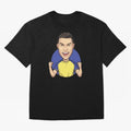 Ronaldo Al-Nassr 2022 Oversized T-Shirt Show Match Day Excitement for Match Day Hype around FIFA World Cup 2026, Messi, CR7 and Mbappe, Brazil, Portugal and Argentina, Championship Spirit, Famous Goals, Roaring Crowds and International Football