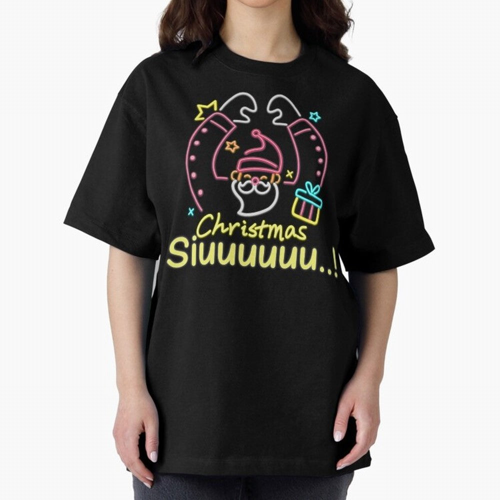 Christmas siuuu CR7 goal Oversized T-Shirt Bring Bold Fan Energy to the FIFA World Cup 2026 Group Stage Journey through Neymar, Haaland and Cristiano Ronaldo Highlights, Argentina and Brazil Pride, Stadium Memories, Football Loyalty, International