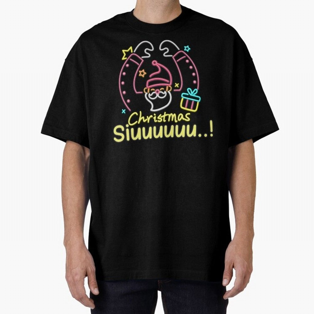 Christmas siuuu CR7 goal Oversized T-Shirt Bring Bold Fan Energy to the FIFA World Cup 2026 Group Stage Journey through Neymar, Haaland and Cristiano Ronaldo Highlights, Argentina and Brazil Pride, Stadium Memories, Football Loyalty, International