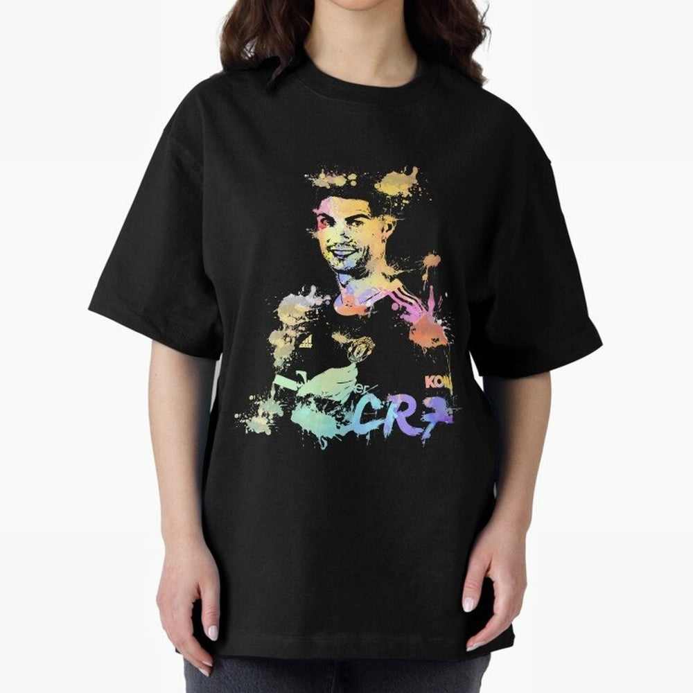 Cristiano Ronaldo Cristiano Ronaldoooo Oversized T-Shirt Show Championship Spirit for FIFA World Cup 2026 Highlighting Messi, Brazil, Portugal and Argentina Energy, Stadium Chants, National Pride, Trophy Dreams and Unforgettable Football Memories;
