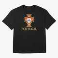 Portugal Gold Alt 3 Oversized T-Shirt Discover the FIFA World Cup 2026 Group Stage Journey through Messi Highlights, Argentina, France and Brazil Pride, Sports Nostalgia, International Competition, Famous Players and Unforgettable Victories; Great