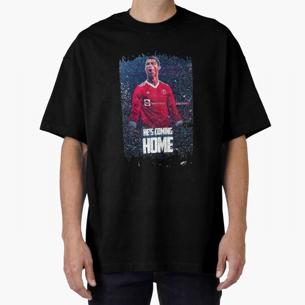 Cristiano Ronaldo Cristiano Ronaldoo Oversized T-Shirt Remember FIFA World Cup 2026 USA Canada Mexico for Fans of Neymar and England and Germany, Bringing Football Passion, Legendary Performances, Festival Vibes and Supporter Community; Ideal for