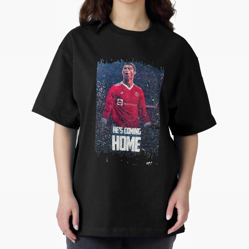 Cristiano Ronaldo Cristiano Ronaldoo Oversized T-Shirt Remember FIFA World Cup 2026 USA Canada Mexico for Fans of Neymar and England and Germany, Bringing Football Passion, Legendary Performances, Festival Vibes and Supporter Community; Ideal for