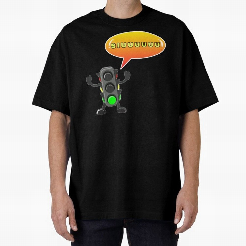 traffic light Siuuu Cristiano ronaldo goal Oversized T-Shirt Honor Champions and Dreams in FIFA World Cup 2026 Group Stage Spirit, Connected to Brazil, Portugal and Argentina, Messi, Neymar and Mbappe, Supporter Pride, Iconic Celebrations,
