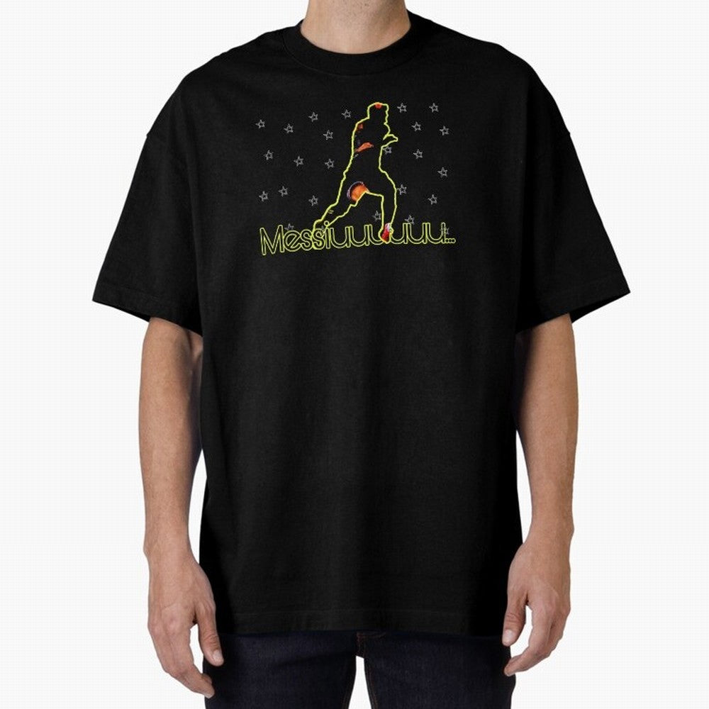 Messiuuu, Cristiano ronaldo suiii Oversized T-Shirt Celebrate Unforgettable Nights in FIFA World Cup 2026 Group Stage for Fans of Messi, CR7 and Mbappe and Argentina and Brazil, Bringing Worldwide Fan Energy, Dramatic Goals, Stadium Lights and