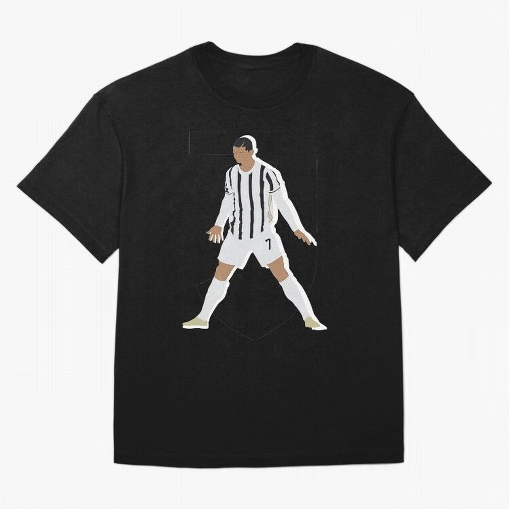 Cristiano Ronaldo 3 Oversized T-Shirt Celebrate Football Dreams Across FIFA World Cup 2026 for Fans of Mbappe and Germany, Bringing Vintage Soccer Flavor, Modern Football Stars, National Flags and Final Night Emotion; Ideal for Fans Who Follow