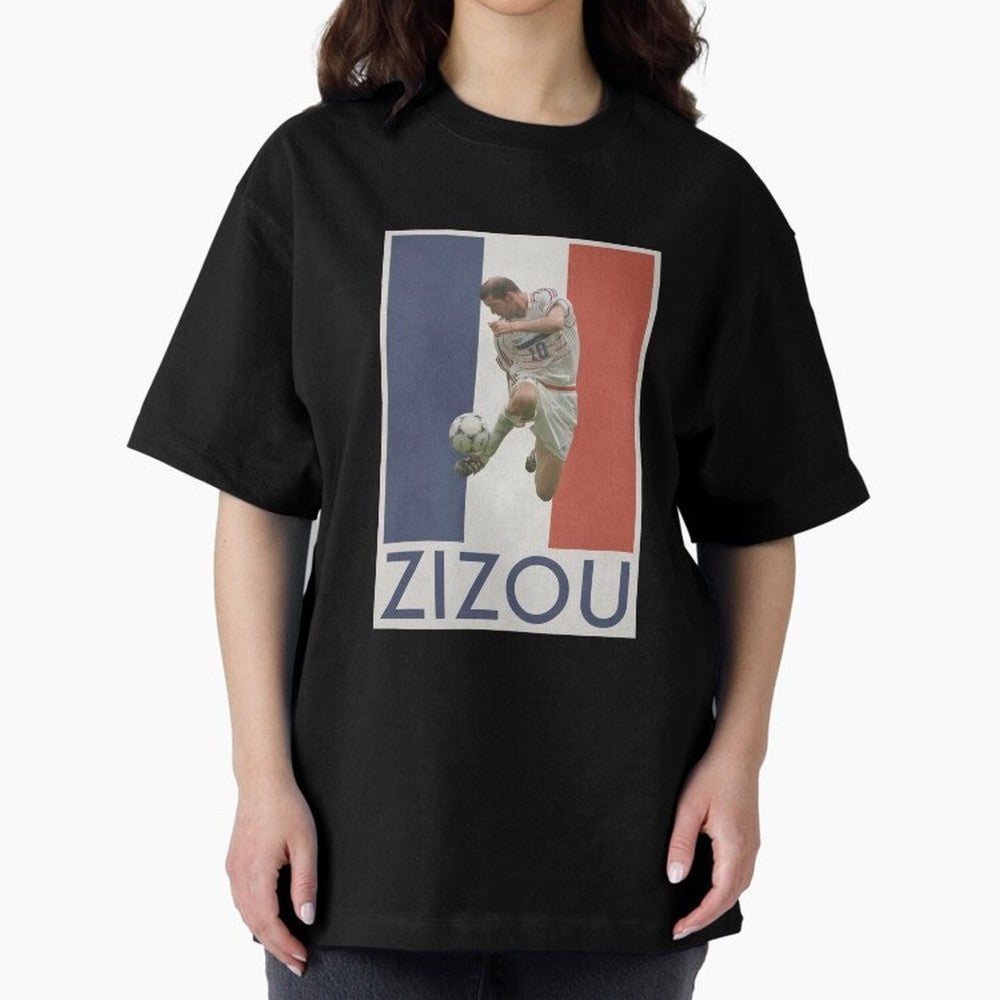Football - Zidane Oversized T-Shirt Bring Match Day Fire to Match Day Hype around FIFA World Cup 2026 USA Canada Mexico, Cristiano Ronaldo, Haaland and CR7, Brazil, Football Passion, Legendary Performances, Festival Vibes and Supporter Community;
