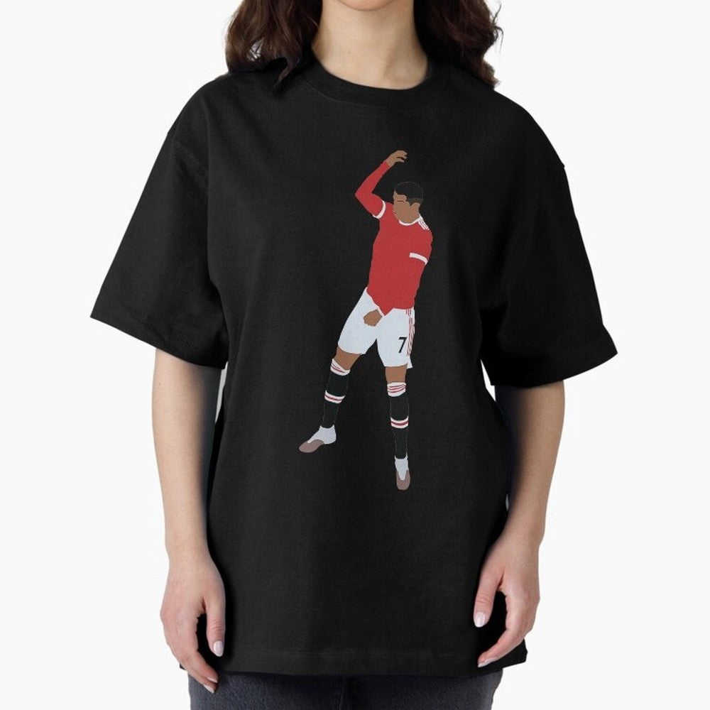 Cristiano Ronaldo 4 Oversized T-Shirt Bring Stadium Energy to Global Football Passion for FIFA World Cup 2026 USA Canada Mexico, Made for Messi, Neymar and Mbappe, Netherlands, Goal Celebration Energy, Supporter Heritage, Football Icons and