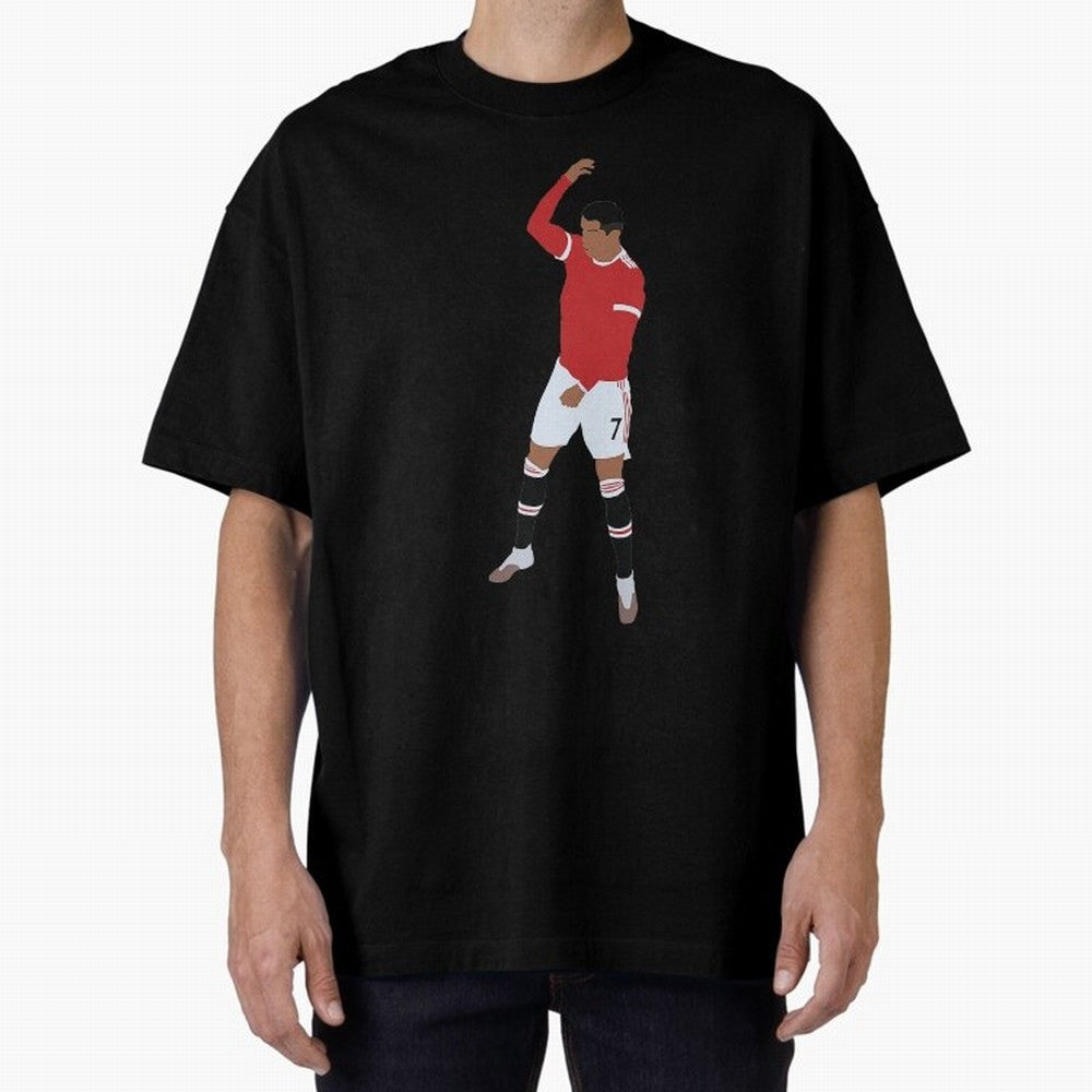 Cristiano Ronaldo 4 Oversized T-Shirt Bring Stadium Energy to Global Football Passion for FIFA World Cup 2026 USA Canada Mexico, Made for Messi, Neymar and Mbappe, Netherlands, Goal Celebration Energy, Supporter Heritage, Football Icons and