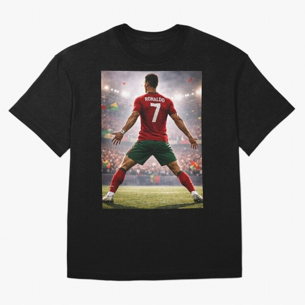 Cristiano Ronaldo Portuguese Legend Number Seven SIUUU Oversized T-Shirt Discover FIFA World Cup 2026 Group Stage for Fans of Mbappe and Portugal, Bringing Champion Mindset, Group Stage Buzz, Knockout Tension and Passionate Fan Culture; Perfect for