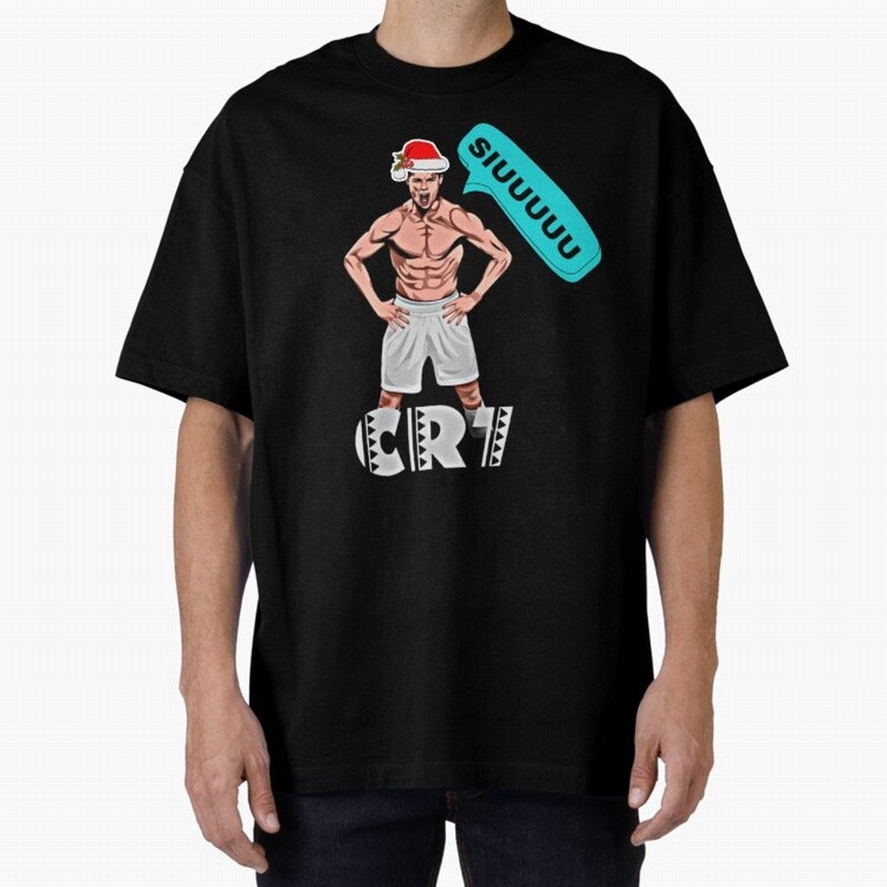 Siuuu Cristiano ronaldo Oversized T-Shirt Treasure FIFA World Cup 2026 Group Stage Featuring Haaland, Brazil Energy, Vintage Soccer Flavor, Modern Football Stars, National Flags and Final Night Emotion; Made for Die Hard Supporters, Soccer Lovers,