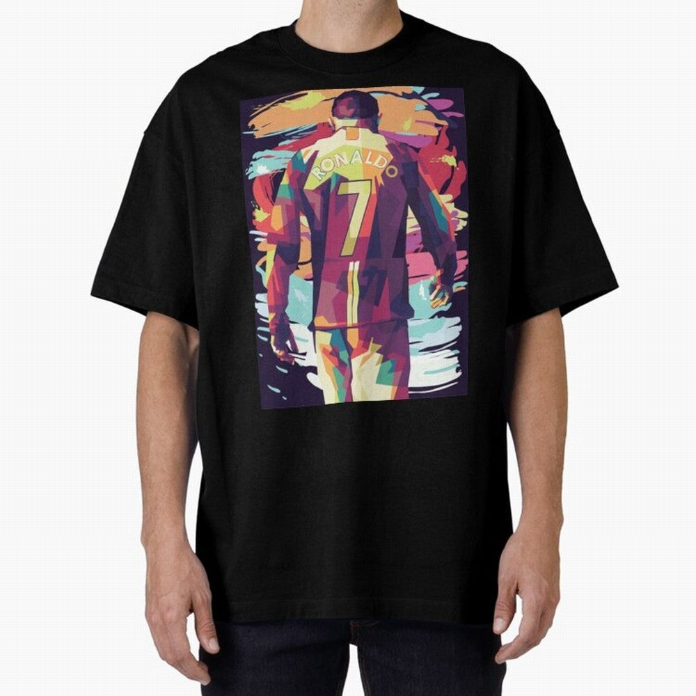 Cristiano Ronaldo Manchester United Cristiano Ronaldo Oversized T-Shirt Fuel FIFA World Cup 2026 Featuring Haaland and Mbappe, England and Germany Energy, Stadium Memories, Football Loyalty, International Chants and Championship Tradition; Ideal
