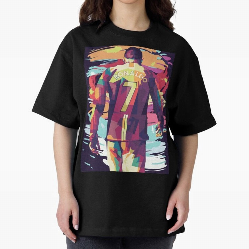 Cristiano Ronaldo Manchester United Cristiano Ronaldo Oversized T-Shirt Fuel FIFA World Cup 2026 Featuring Haaland and Mbappe, England and Germany Energy, Stadium Memories, Football Loyalty, International Chants and Championship Tradition; Ideal