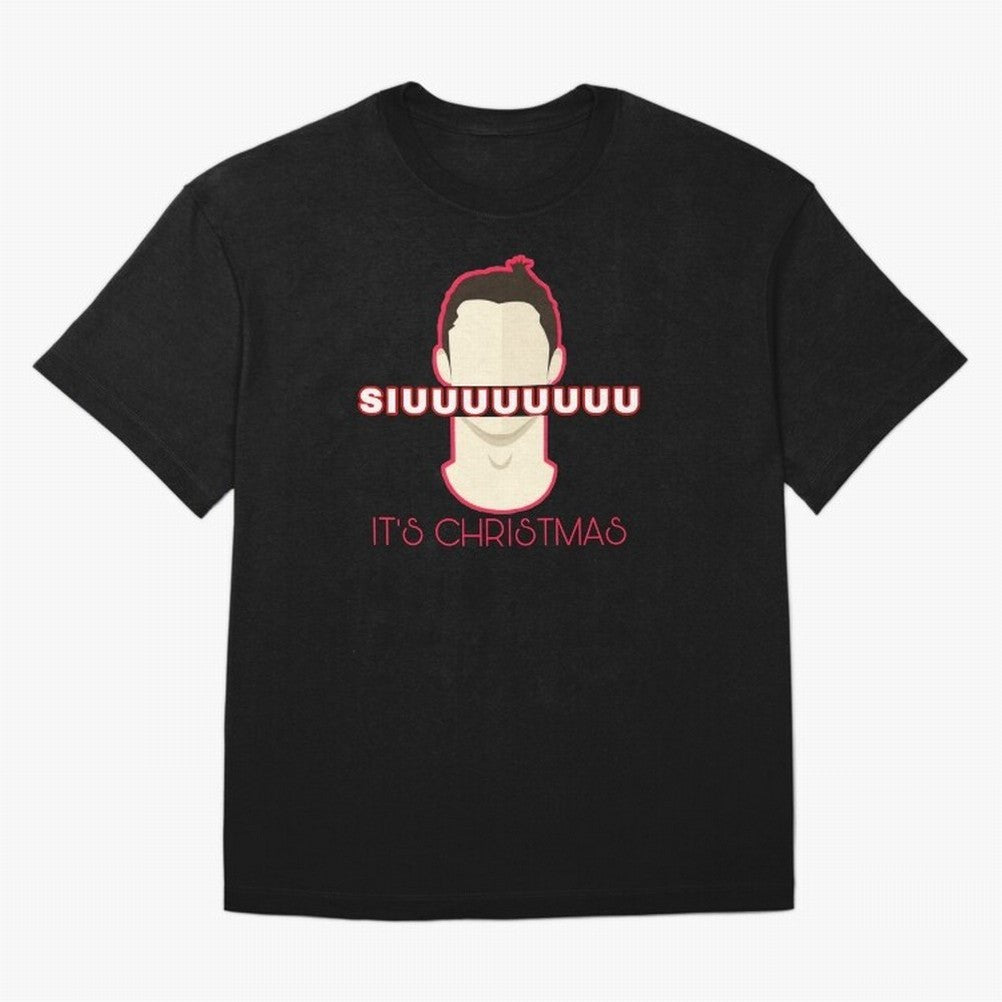 Siuuu it¡¯s Christmas CR7 funnu Oversized T-Shirt Celebrate Global Football Passion for FIFA World Cup 2026 Group Stage, Celebrating CR7, Germany, Global Supporter Spirit, Legendary Goals, National Colors and Tournament Celebration; Made for