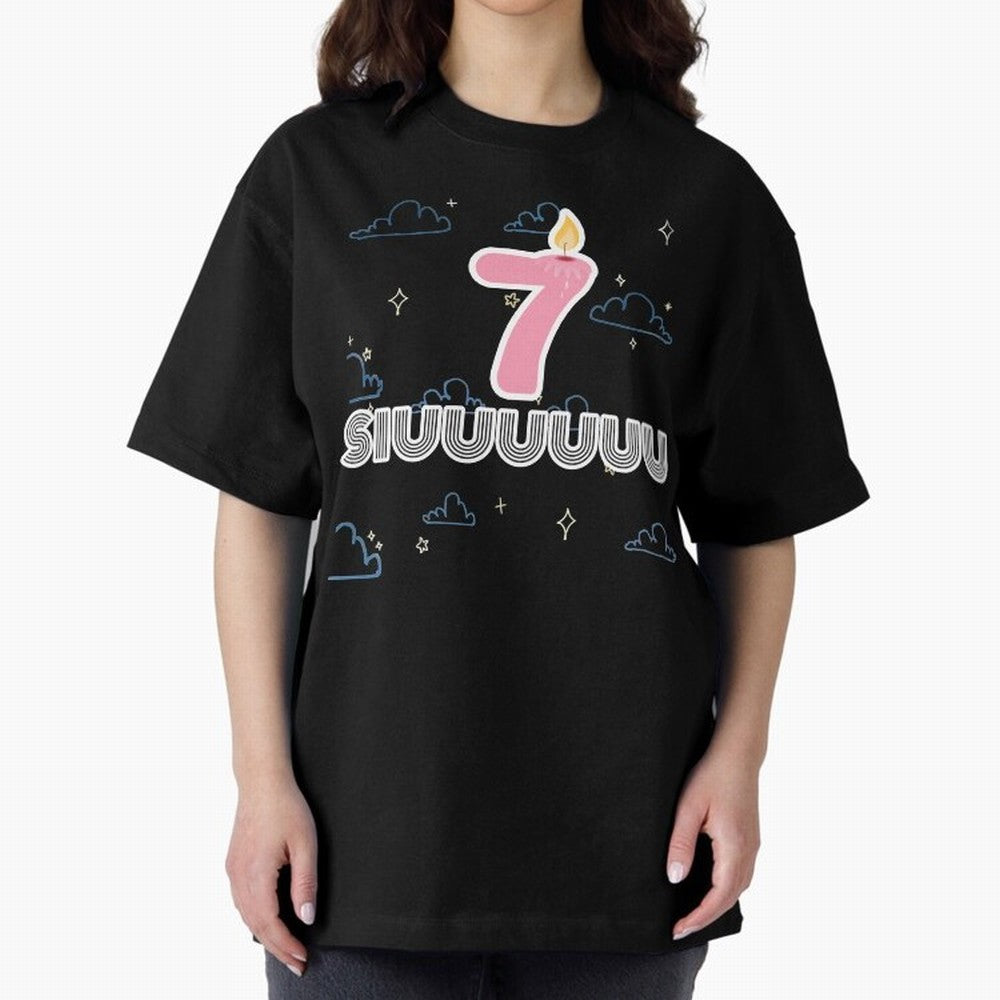Siuuu 7 Cristiano ronaldo Oversized T-Shirt Fuel Your Fan Pride for FIFA World Cup 2026 Group Stage Connected to Cristiano Ronaldo, Haaland and CR7, England Energy, Goal Celebration Energy, Supporter Heritage, Football Icons and Worldwide