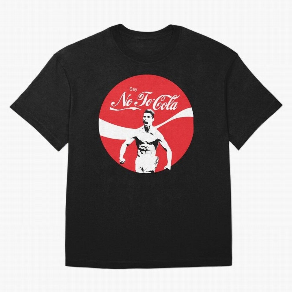 Cristiano Ronaldo - Say No To Cola Oversized T-Shirt Upgrade Global Football Passion for FIFA World Cup 2026 USA Canada Mexico, with Mbappe and Neymar, Netherlands, Football Passion, Legendary Performances, Festival Vibes and Supporter Community;