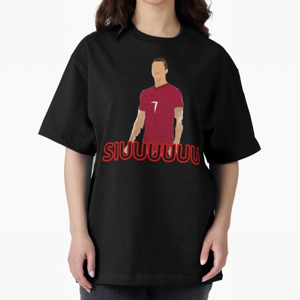 Siuuu Cristiano ronaldo goal Oversized T-Shirt Build FIFA World Cup 2026 Group Stage Spirit, Made for Netherlands, Messi, Soccer Culture, Superstar Moments, National Team Dreams and Competitive Fire; Perfect for People Who Love Argentina, Brazil,