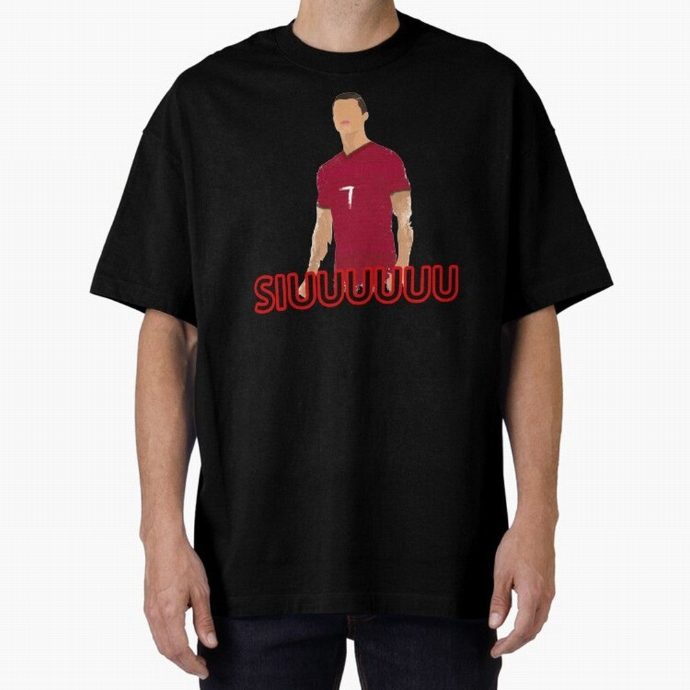 Siuuu Cristiano ronaldo goal Oversized T-Shirt Build FIFA World Cup 2026 Group Stage Spirit, Made for Netherlands, Messi, Soccer Culture, Superstar Moments, National Team Dreams and Competitive Fire; Perfect for People Who Love Argentina, Brazil,