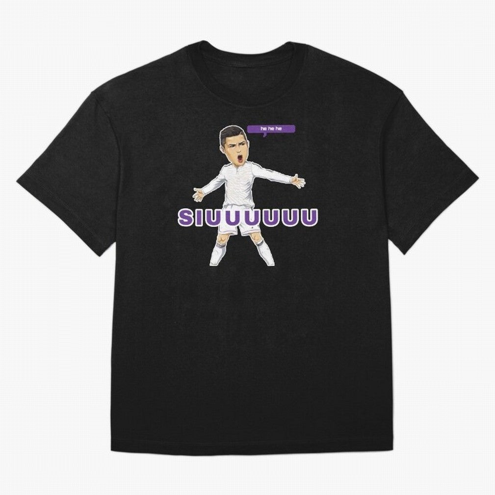 Hehehe siuuu Oversized T-Shirt Bring Bold Fan Energy to Match Day Hype around FIFA World Cup 2026 Group Stage, Messi, Netherlands, Global Supporter Spirit, Legendary Goals, National Colors and Tournament Celebration; Made for Collectors Who Enjoy