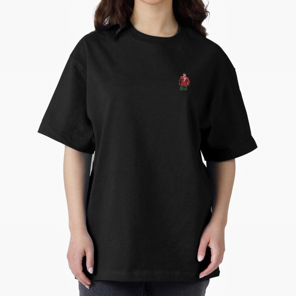 Cristiano Ronaldo CR7 Oversized T-Shirt Celebrate Unforgettable Nights in Global Football Passion for FIFA World Cup 2026, Capturing Neymar, Haaland and Cristiano Ronaldo, Spain and Netherlands, Football Festival Excitement, Trophy Ambitions,