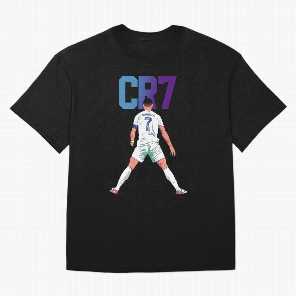 CR7 Oversized T-Shirt Join Supporters Worldwide for FIFA World Cup 2026 Group Stage for Fans of Messi, Neymar and Mbappe and Brazil, Portugal and Argentina, Bringing Soccer Culture, Superstar Moments, National Team Dreams and Competitive Fire; Made