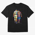 Cristiano Ronaldo & Messi Oversized T-Shirt Turn Up for FIFA World Cup 2026 Group Stage Spirit, Centered on France and Portugal, Neymar, Tournament Hype, Historic Matchups, Family Viewing Parties and Global Sports Pride; Made for Collectors Who