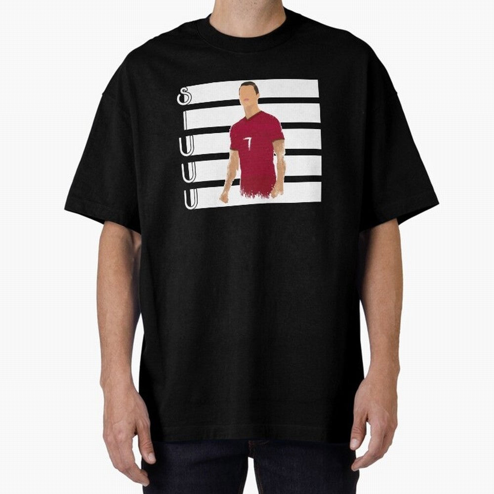 Siuuu cr7 funny goal Oversized T-Shirt Bring a Champion Mindset to FIFA World Cup 2026 USA Canada Mexico Filled with Neymar, Haaland and Cristiano Ronaldo, Brazil Energy, Worldwide Fan Energy, Dramatic Goals, Stadium Lights and Championship