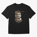 Cristiano Ronaldo Multicolor GOAT Oversized T-Shirt Celebrate Unforgettable Nights in FIFA World Cup 2026 Group Stage Driven by Mbappe and Neymar, England and Germany Energy, Championship Spirit, Famous Goals, Roaring Crowds and International