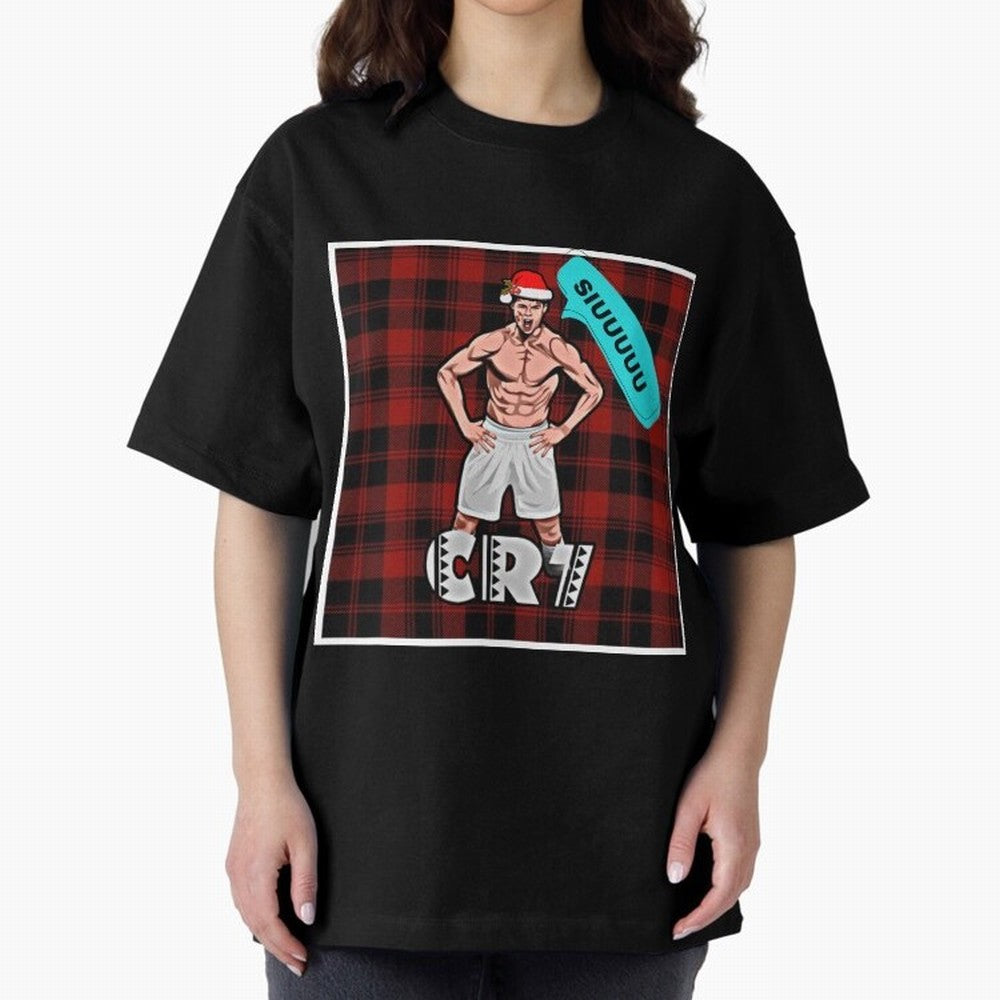 Siuuu Cristiano ronaldo goal Oversized T-Shirt Bring Match Day Fire to Match Day Hype around FIFA World Cup 2026, Neymar, Argentina and Brazil, Classic Soccer Heritage, Championship Pressure, Fan Loyalty and International Pride; Great for