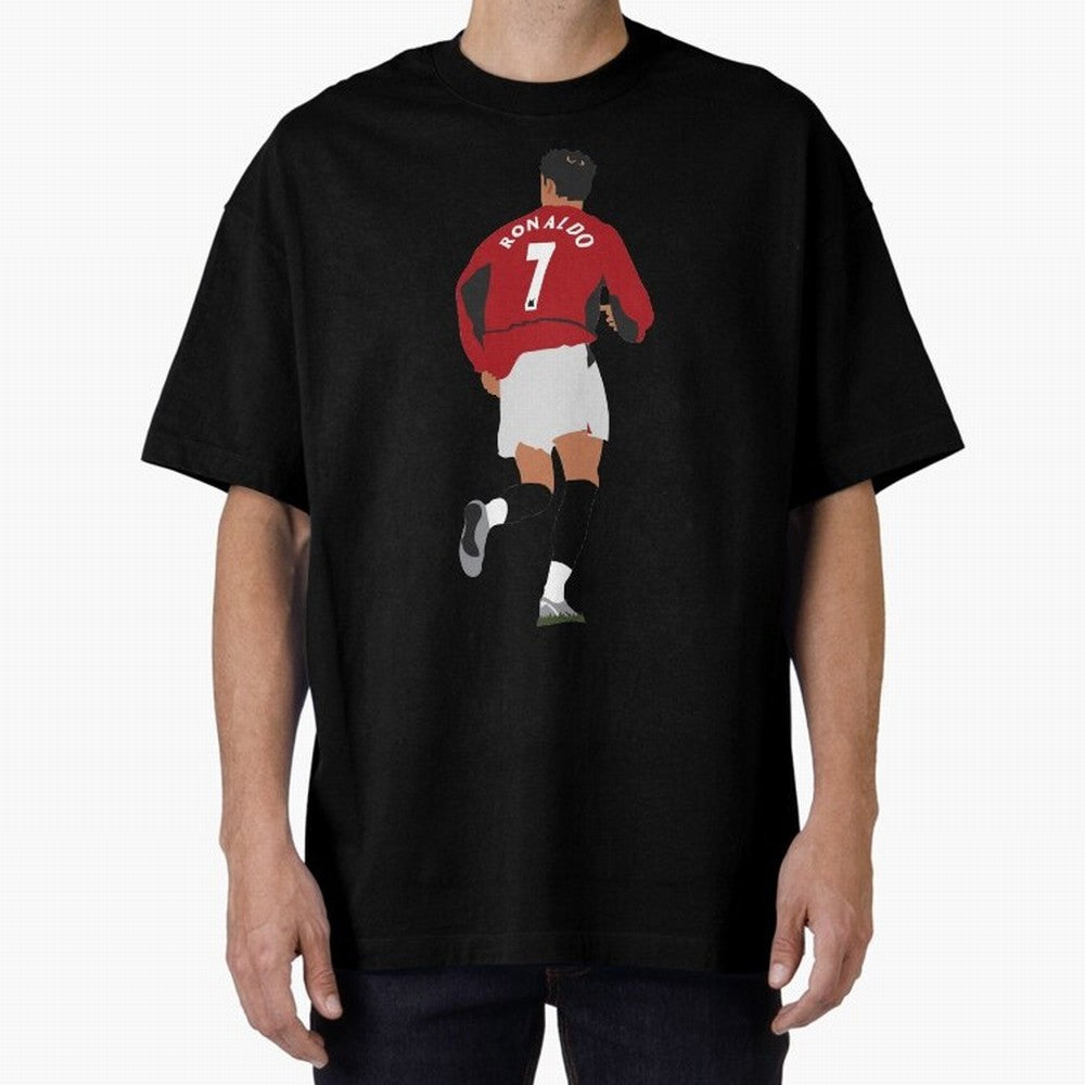 Ronaldo - Man Utd - 2004 Oversized T-Shirt Showcase FIFA World Cup 2026 Spirit, with England, France and Netherlands, Cristiano Ronaldo, Football Festival Excitement, Trophy Ambitions, Country Rivalries and Star Player Buzz; Ideal for Football