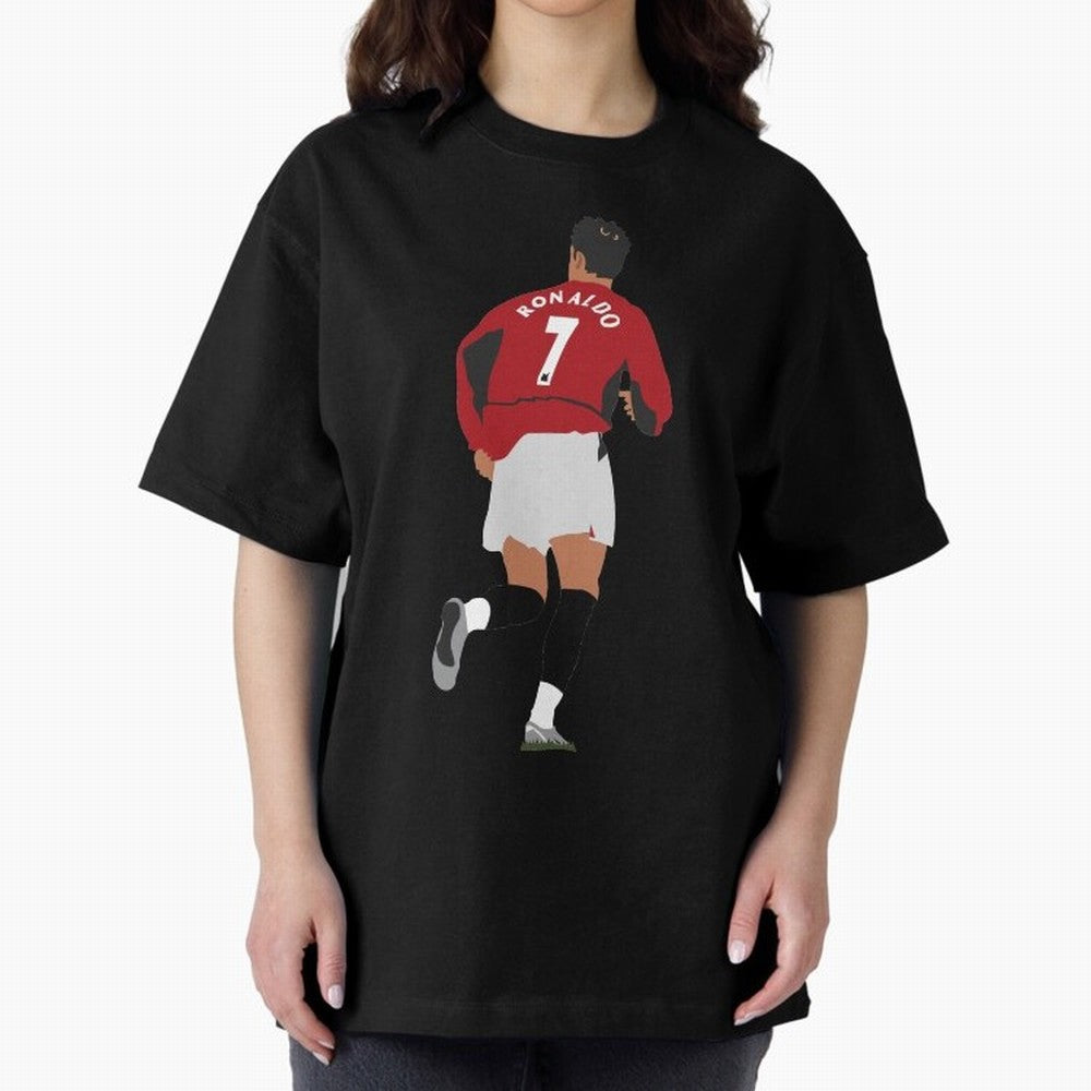 Ronaldo - Man Utd - 2004 Oversized T-Shirt Showcase FIFA World Cup 2026 Spirit, with England, France and Netherlands, Cristiano Ronaldo, Football Festival Excitement, Trophy Ambitions, Country Rivalries and Star Player Buzz; Ideal for Football