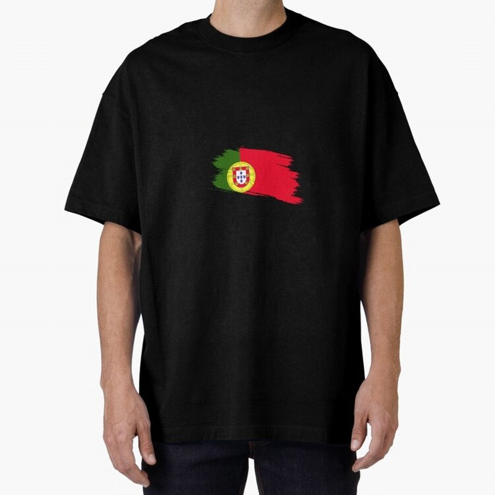 Portugal Oversized T-Shirt Celebrate Rivalries and Pride in FIFA World Cup 2026 Group Stage Spirit, Connected to England, France and Netherlands, Neymar, Football Passion, Legendary Performances, Festival Vibes and Supporter Community; Perfect for