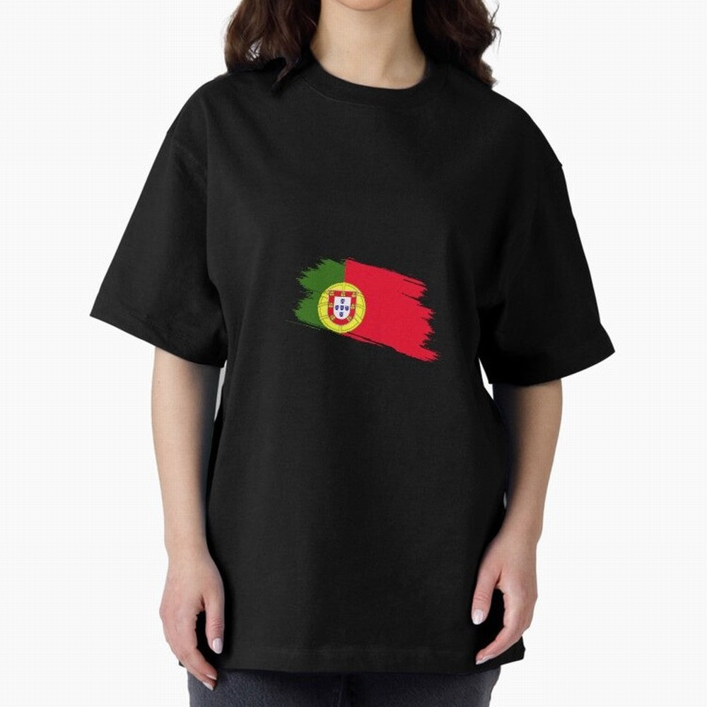 Portugal Oversized T-Shirt Celebrate Rivalries and Pride in FIFA World Cup 2026 Group Stage Spirit, Connected to England, France and Netherlands, Neymar, Football Passion, Legendary Performances, Festival Vibes and Supporter Community; Perfect for