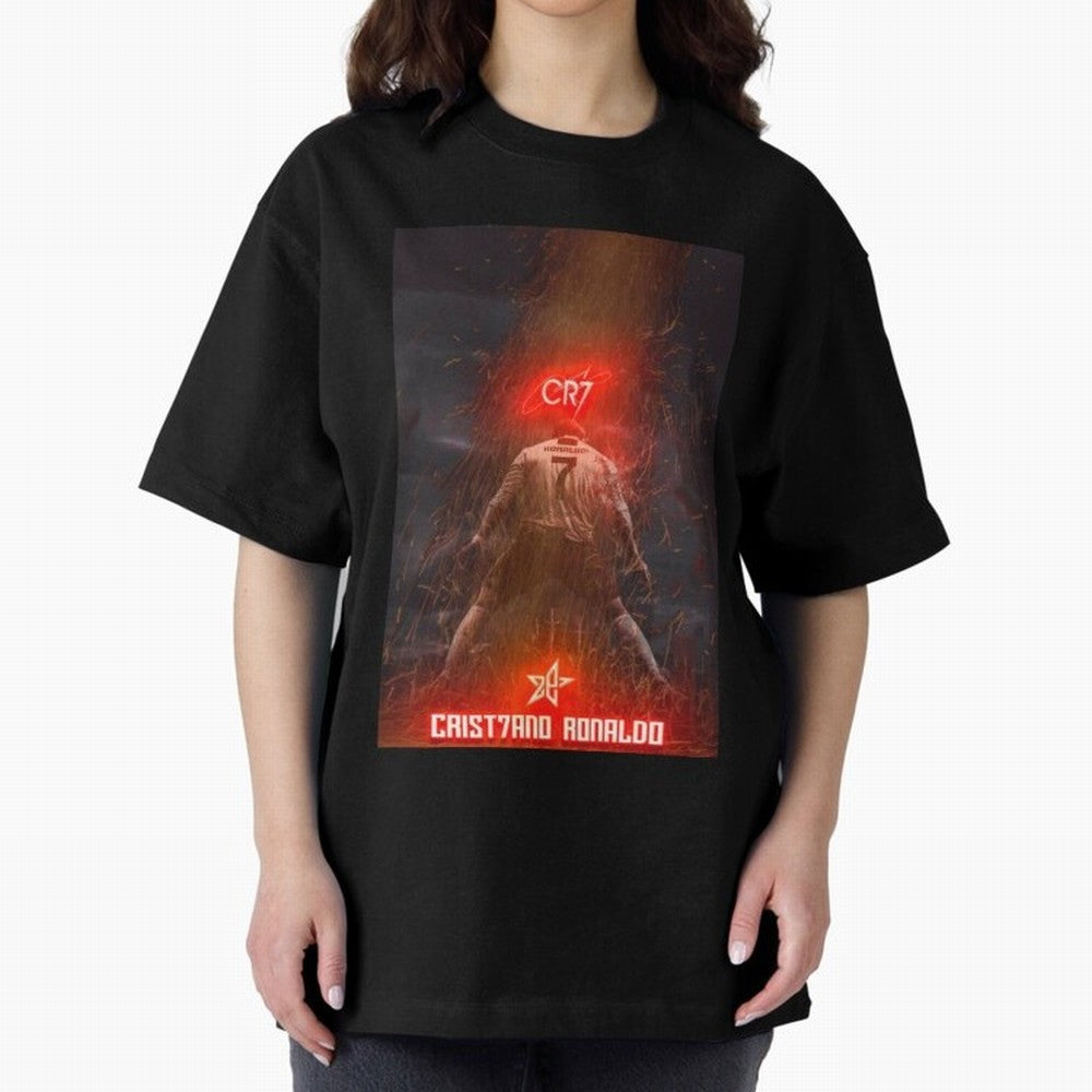 CR7 - CRISTIANO RONALDO Oversized T-Shirt Honor Champions and Dreams in the FIFA World Cup 2026 USA Canada Mexico Journey through Cristiano Ronaldo Highlights, Netherlands Pride, Stadium Memories, Football Loyalty, International Chants and