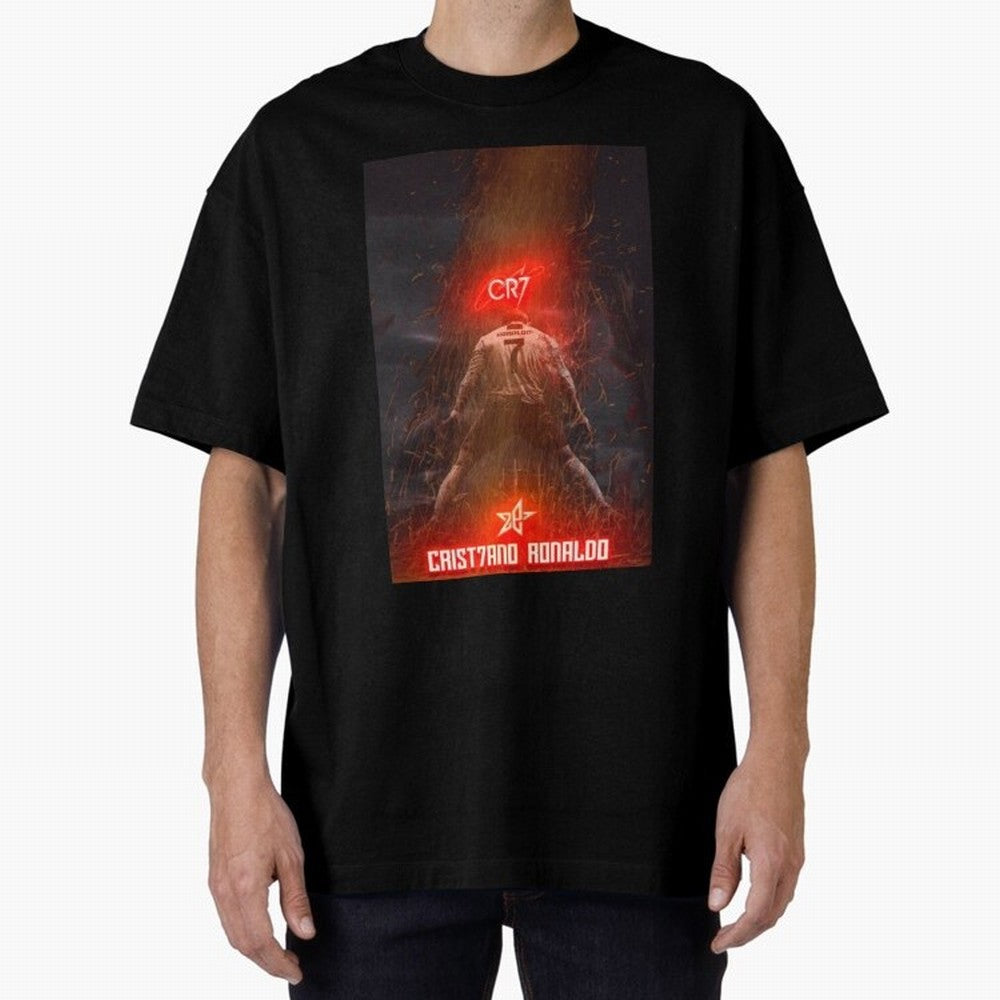CR7 - CRISTIANO RONALDO Oversized T-Shirt Honor Champions and Dreams in the FIFA World Cup 2026 USA Canada Mexico Journey through Cristiano Ronaldo Highlights, Netherlands Pride, Stadium Memories, Football Loyalty, International Chants and