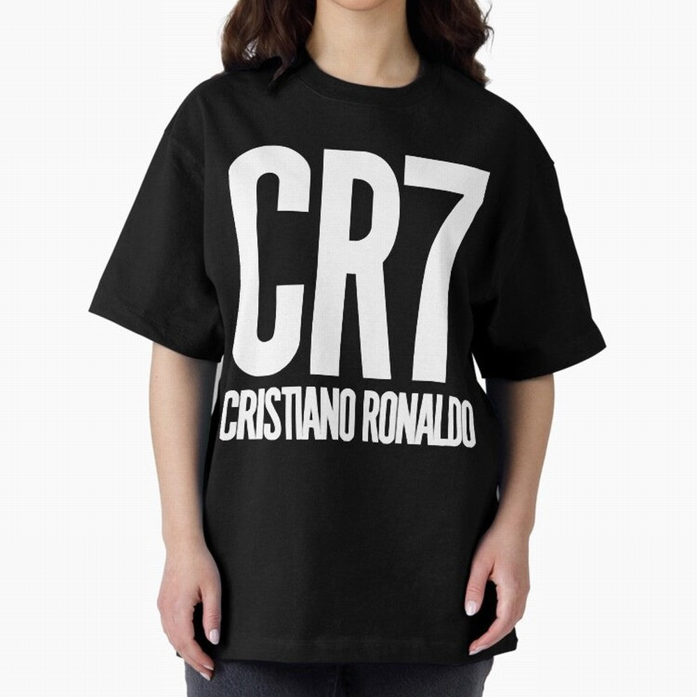 CR7 Cristiano Ronaldo Oversized T-Shirt Celebrate the Stars of Global Football Passion for FIFA World Cup 2026, Centered on Neymar, England, Sports Nostalgia, International Competition, Famous Players and Unforgettable Victories; Great for Watch