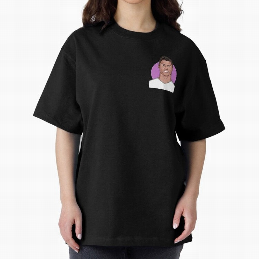 Cristiano 2015/2016 Oversized T-Shirt Carry the Dream of Match Day Hype around FIFA World Cup 2026, Messi and Cristiano Ronaldo, Argentina, France and Brazil, Sports Nostalgia, International Competition, Famous Players and Unforgettable Victories;