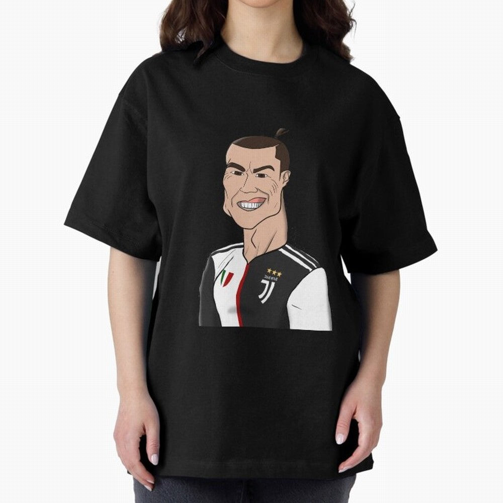 CR J Oversized T-Shirt Follow the Final Road of FIFA World Cup 2026 USA Canada Mexico Spirit, with Argentina and Brazil, CR7 and Messi, Champion Mindset, Group Stage Buzz, Knockout Tension and Passionate Fan Culture; Perfect for People Who Love