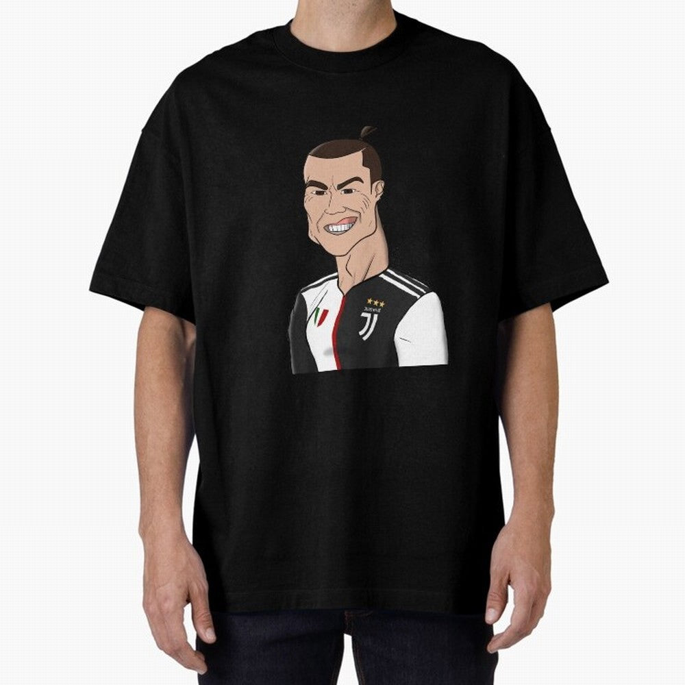 CR J Oversized T-Shirt Follow the Final Road of FIFA World Cup 2026 USA Canada Mexico Spirit, with Argentina and Brazil, CR7 and Messi, Champion Mindset, Group Stage Buzz, Knockout Tension and Passionate Fan Culture; Perfect for People Who Love