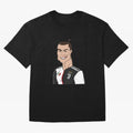 CR J Oversized T-Shirt Follow the Final Road of FIFA World Cup 2026 USA Canada Mexico Spirit, with Argentina and Brazil, CR7 and Messi, Champion Mindset, Group Stage Buzz, Knockout Tension and Passionate Fan Culture; Perfect for People Who Love
