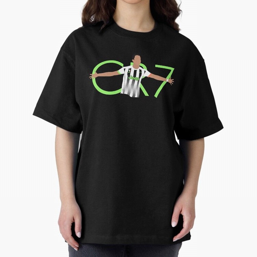 CR7 Oversized T-Shirt Make Your Look Match FIFA World Cup 2026 Made for Cristiano Ronaldo, Haaland and CR7, France and Portugal Energy, Classic Soccer Heritage, Championship Pressure, Fan Loyalty and International Pride; Perfect for Supporters Who