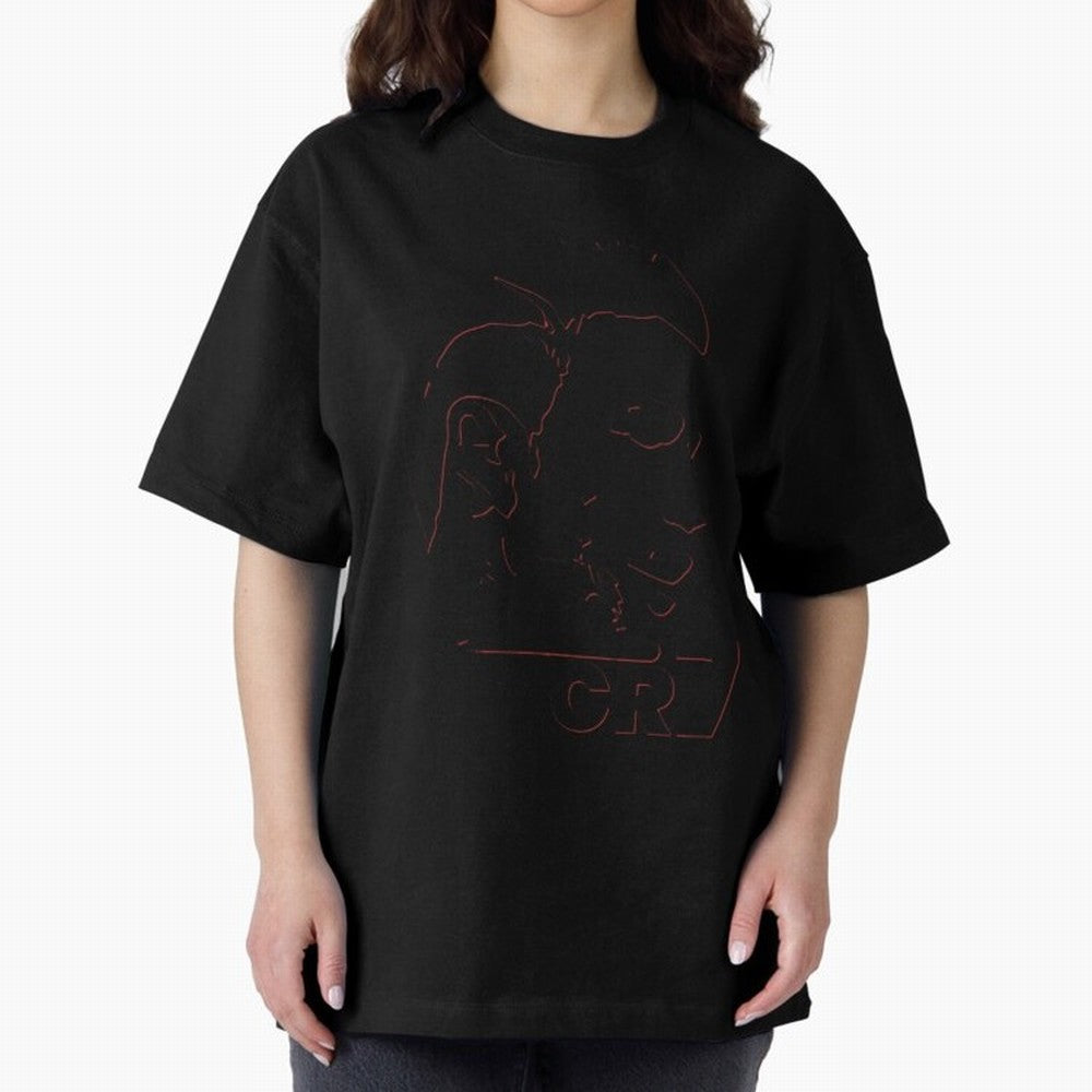 CR7 cristiano ronaldo logo Oversized T-Shirt Share the Excitement of FIFA World Cup 2026 Group Stage for Fans of Haaland and Mbappe and Spain and Netherlands, Bringing Fan Favorite Moments, National Team Passion, Big Match Drama and Soccer History;