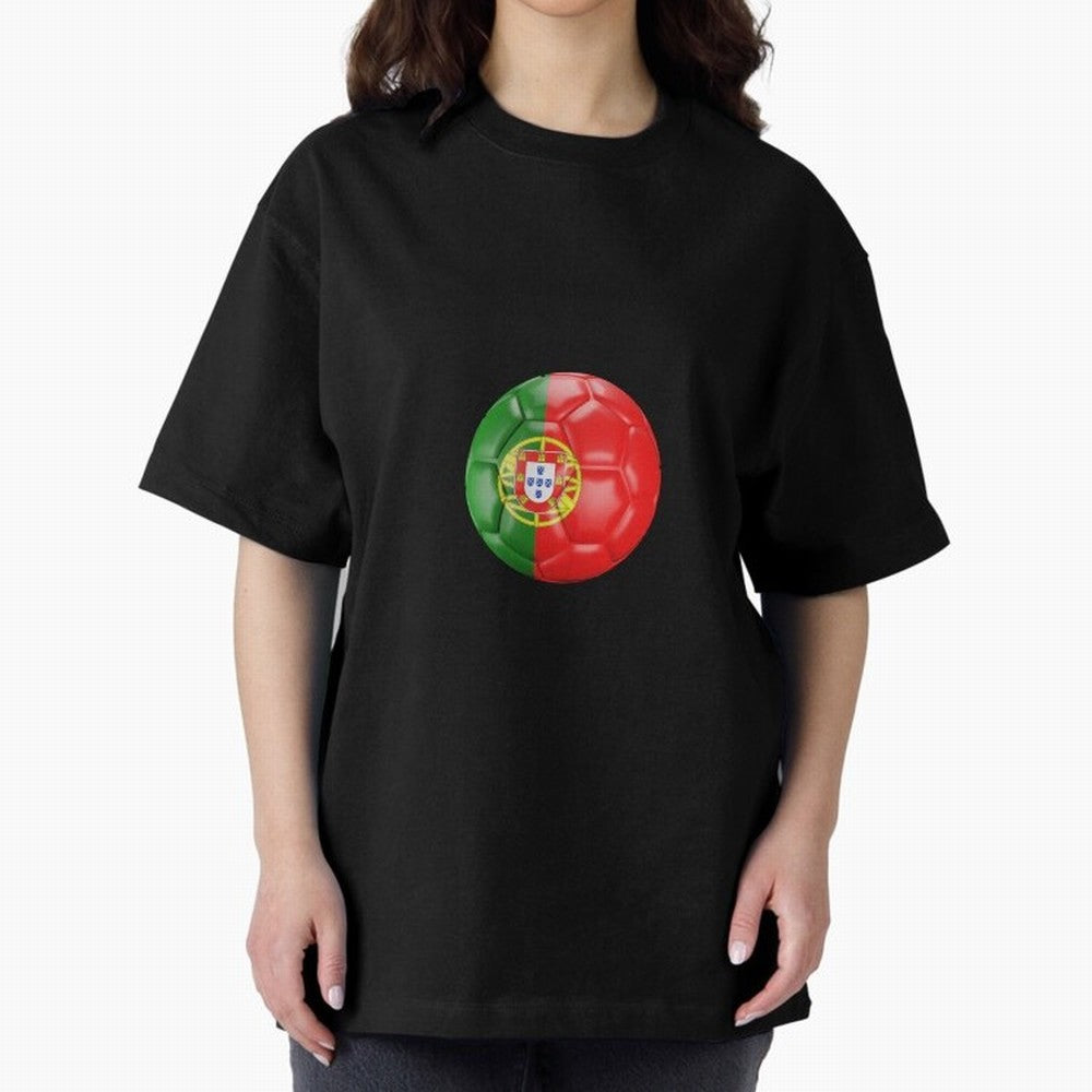 Portugal Oversized T-Shirt Celebrate Fan Culture around FIFA World Cup 2026 Spirit, Made for Argentina, Messi, Goal Celebration Energy, Supporter Heritage, Football Icons and Worldwide Tournament Joy; Great for Watch Parties, Sports Bars, Family