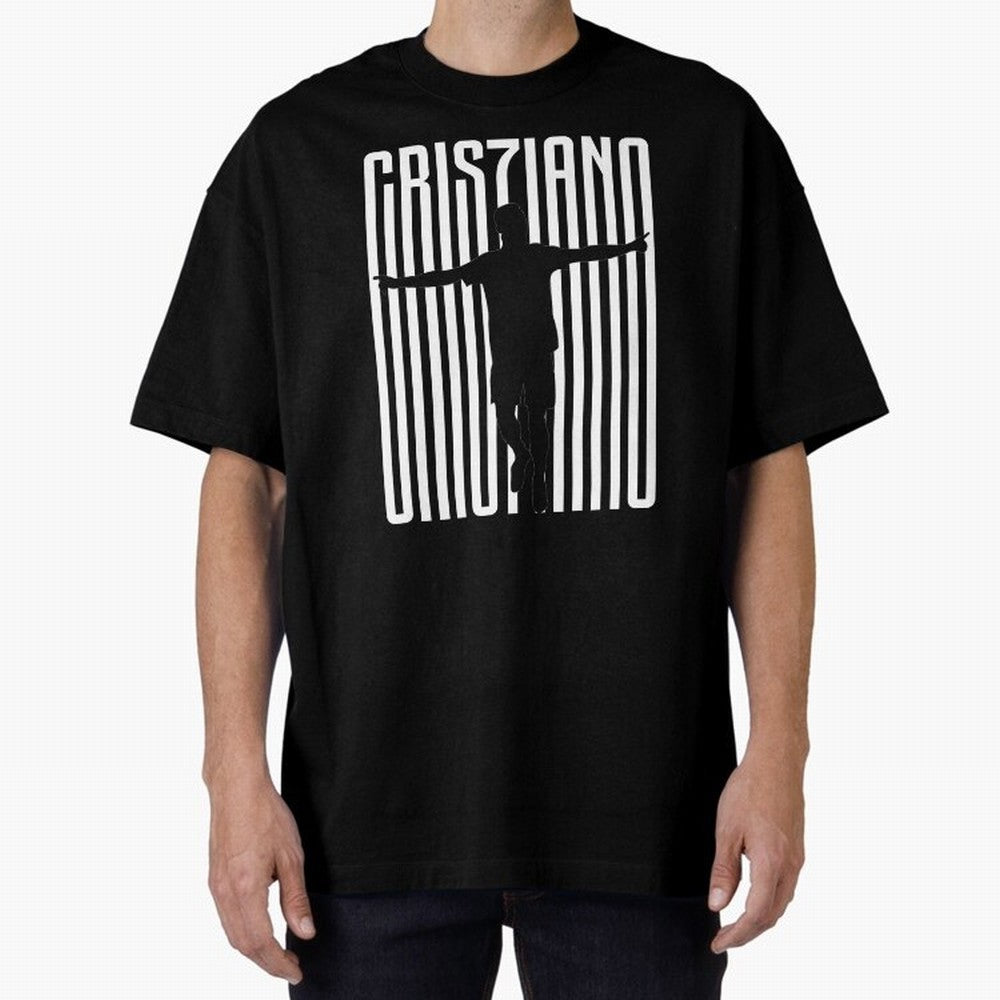 Cristiano Ronaldo Oversized T-Shirt Celebrate Football Heritage in Match Day Hype around FIFA World Cup 2026, Neymar, Portugal, Spain and Germany, Worldwide Fan Energy, Dramatic Goals, Stadium Lights and Championship Celebrations; Perfect for Fans,