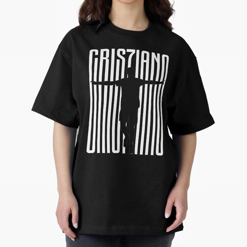 Cristiano Ronaldo Oversized T-Shirt Celebrate Football Heritage in Match Day Hype around FIFA World Cup 2026, Neymar, Portugal, Spain and Germany, Worldwide Fan Energy, Dramatic Goals, Stadium Lights and Championship Celebrations; Perfect for Fans,