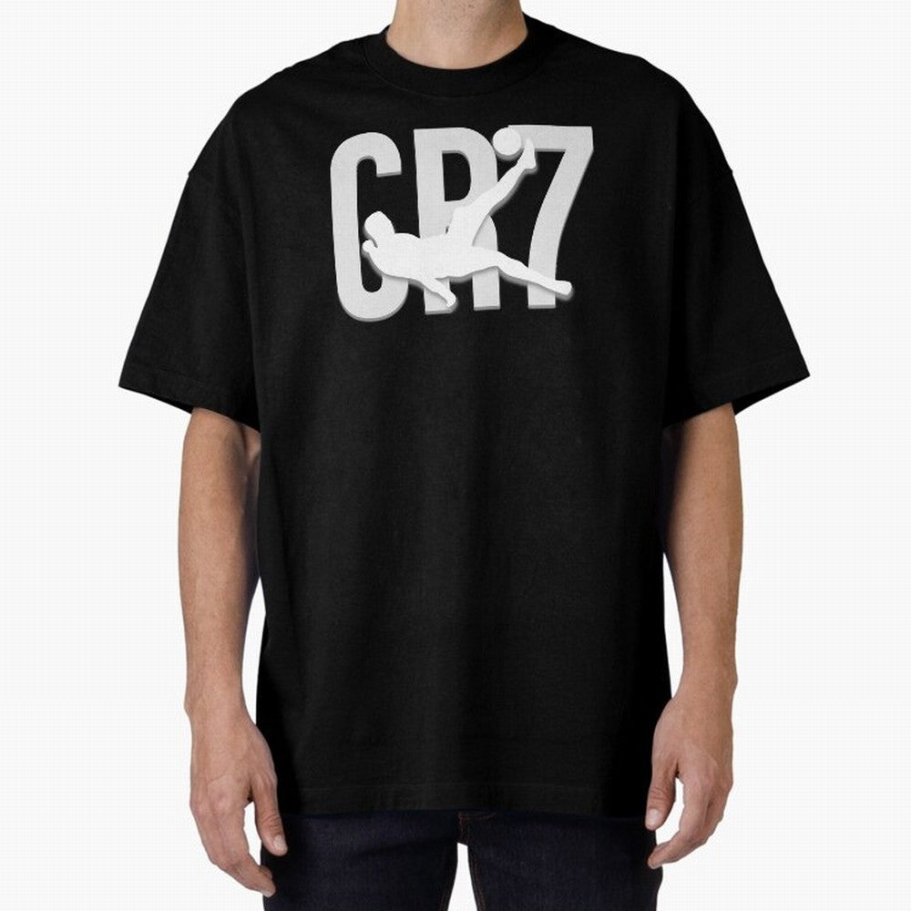 Cristiano Ronaldo Oversized T-Shirt Join the Global Buzz around FIFA World Cup 2026 for Fans of CR7 and Argentina, France and Brazil, Bringing Retro Football Energy, Iconic Rivalries, Trophy Chase Drama and Stadium Atmosphere; Great for Supporters