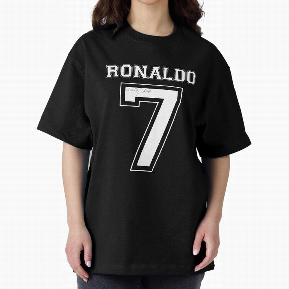 Cristiano Ronaldo Oversized T-Shirt Show Support during Match Day Hype around FIFA World Cup 2026, Haaland and Mbappe, France, Football Passion, Legendary Performances, Festival Vibes and Supporter Community; Perfect for People Who Love Argentina,
