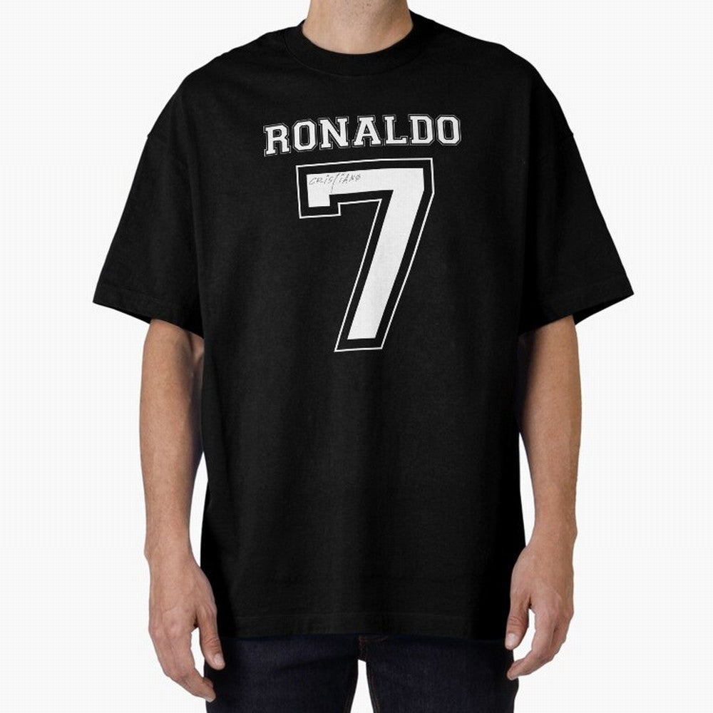 Cristiano Ronaldo Oversized T-Shirt Show Support during Match Day Hype around FIFA World Cup 2026, Haaland and Mbappe, France, Football Passion, Legendary Performances, Festival Vibes and Supporter Community; Perfect for People Who Love Argentina,